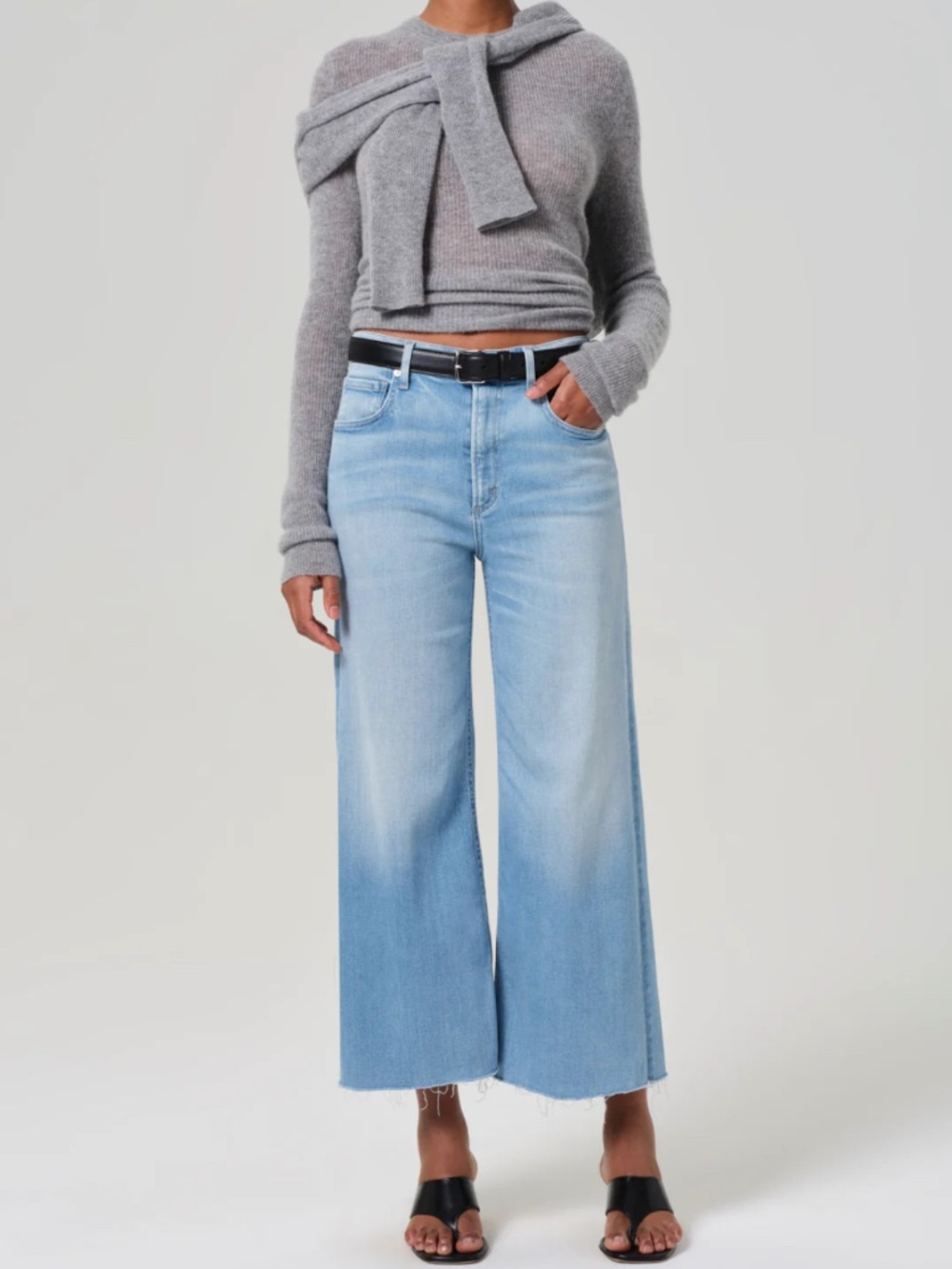 Lyra Wide Leg Crop ~ Belmont